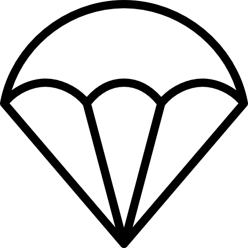 spadochron Basic Miscellany Lineal ikona