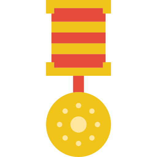 medalla Basic Miscellany Flat icono