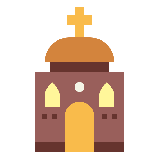 kaplica Smalllikeart Flat ikona