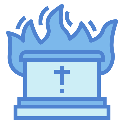 Кремация Generic Blue иконка