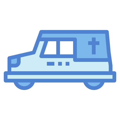 leichenwagen Generic Blue icon