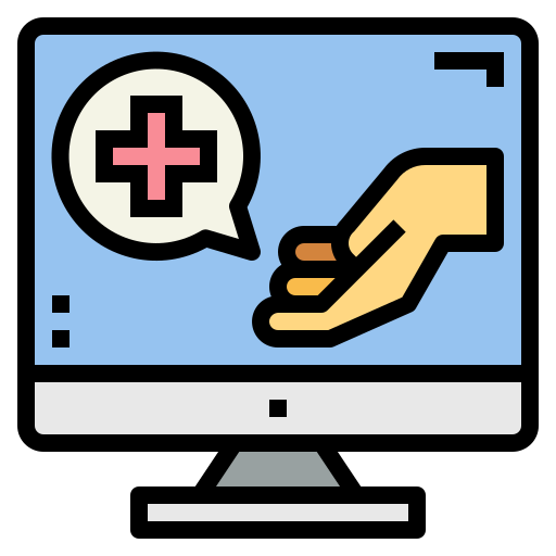 Medical assistance Smalllikeart Lineal Color icon