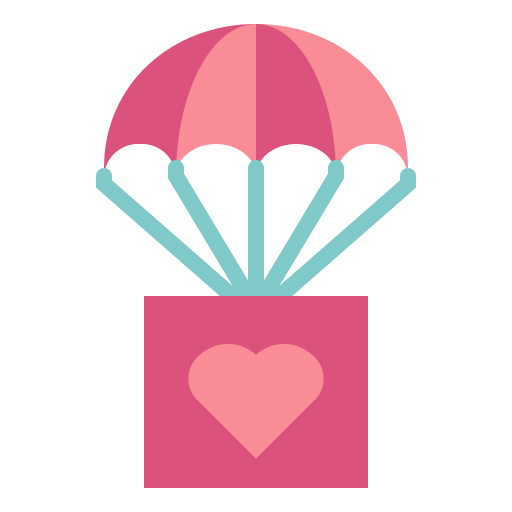 Parachute Smalllikeart Flat icon