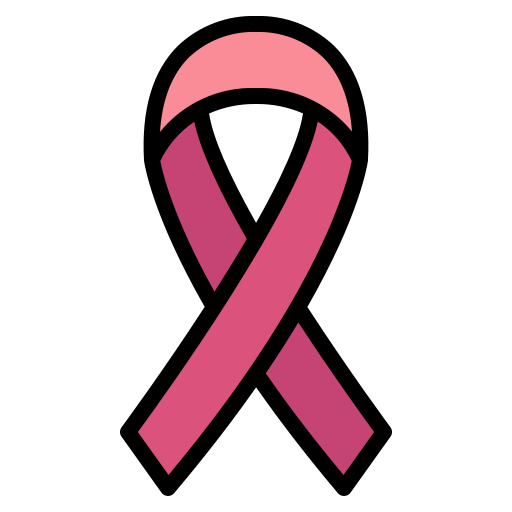 Cancer ribbon Smalllikeart Lineal Color icon