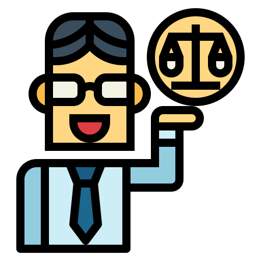法律家 Smalllikeart Lineal Color icon