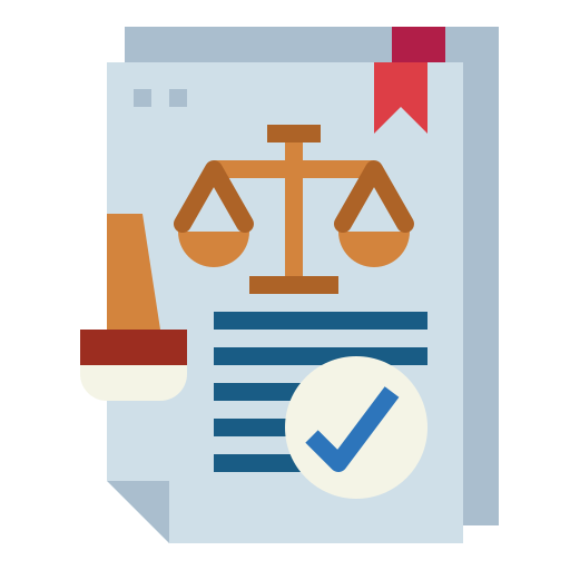 Legal Smalllikeart Flat icon