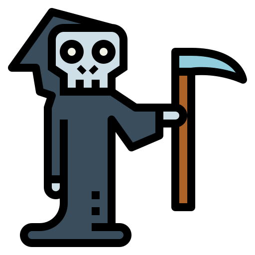 Grim reaper Smalllikeart Lineal Color icon