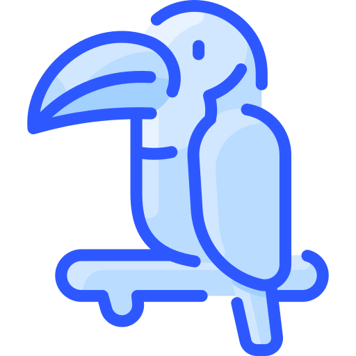 toucan Vitaliy Gorbachev Blue Icône