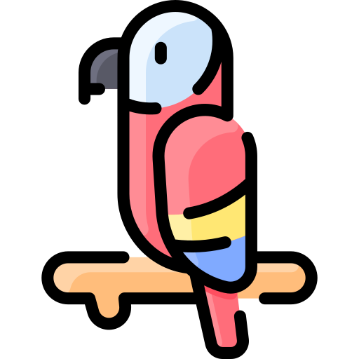 Macaw Vitaliy Gorbachev Lineal Color icon