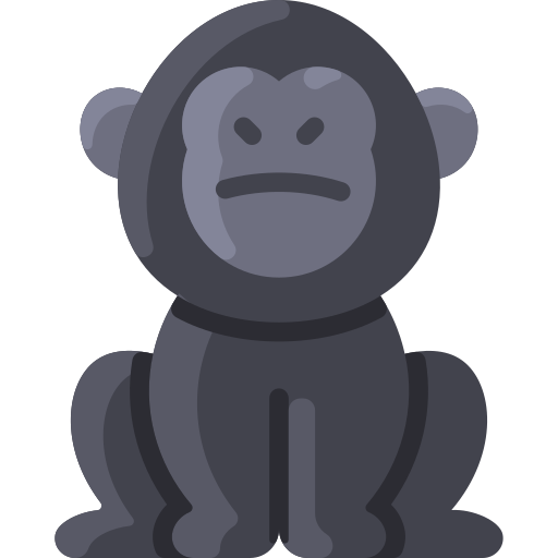 gorilla Vitaliy Gorbachev Flat icon