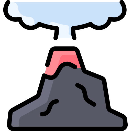 火山 Vitaliy Gorbachev Lineal Color icon