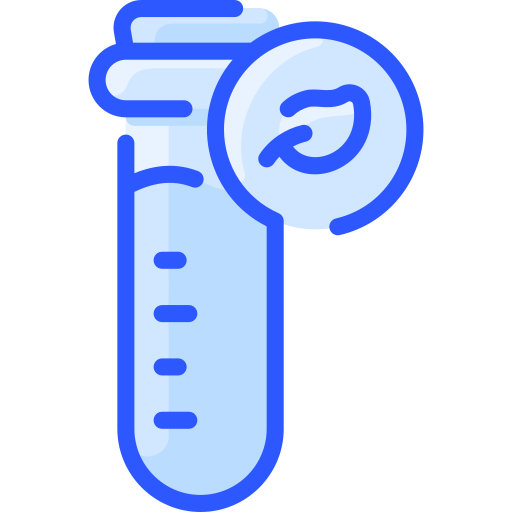 Test tube Vitaliy Gorbachev Blue icon