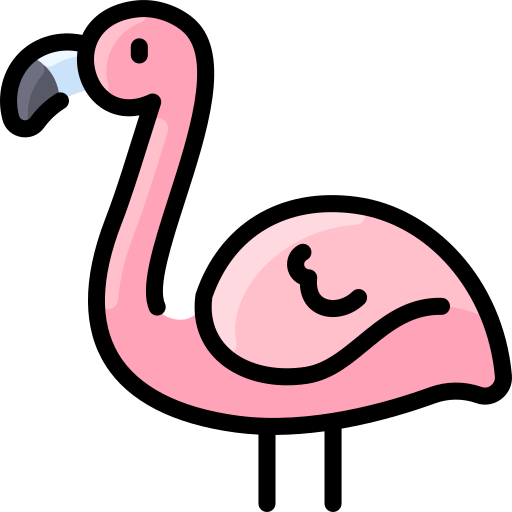 Flamingo Vitaliy Gorbachev Lineal Color icon