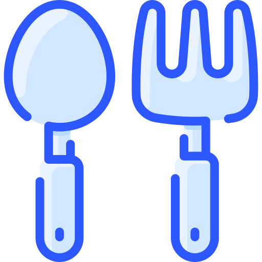 Baby cutlery Vitaliy Gorbachev Blue icon