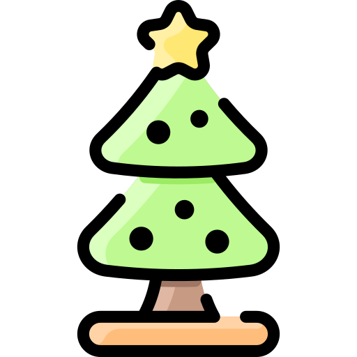 Рождественская елка Vitaliy Gorbachev Lineal Color иконка