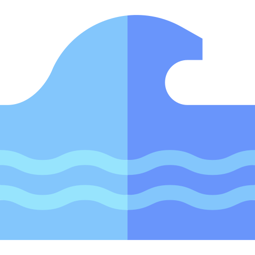 波 Basic Straight Flat icon