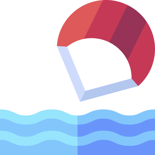 kitesurfen Basic Straight Flat icon