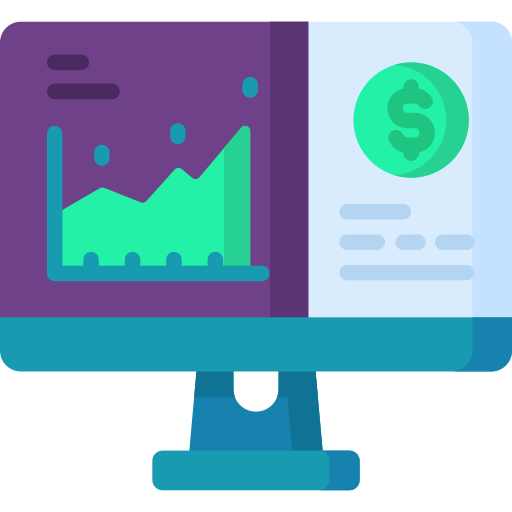 Stock market Special Flat icon