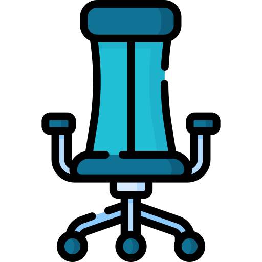 Desk chair Special Lineal color icon