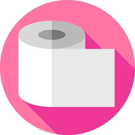 papier toaletowy Flat Circular Flat ikona