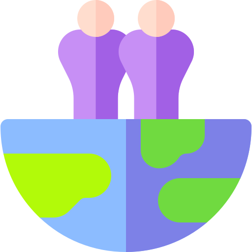 pareja Basic Rounded Flat icono