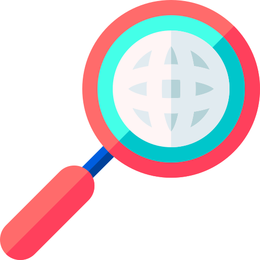 Global research Basic Rounded Flat icon