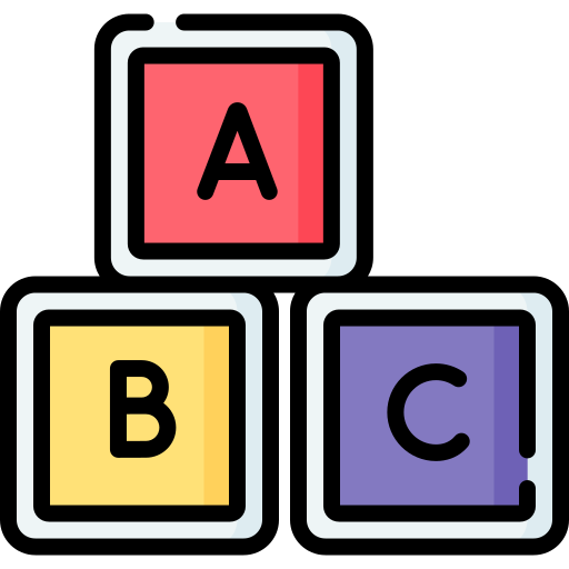 alfabeto Special Lineal color icono