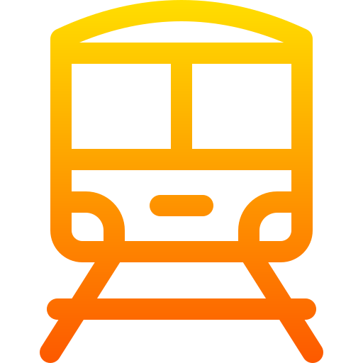 pociąg Basic Gradient Lineal color ikona