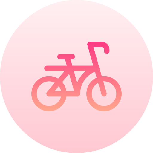 bicicleta Basic Gradient Circular icono