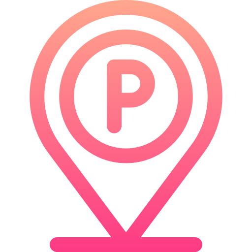 parking Basic Gradient Lineal color ikona