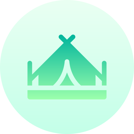 tenda da campeggio Basic Gradient Circular icona