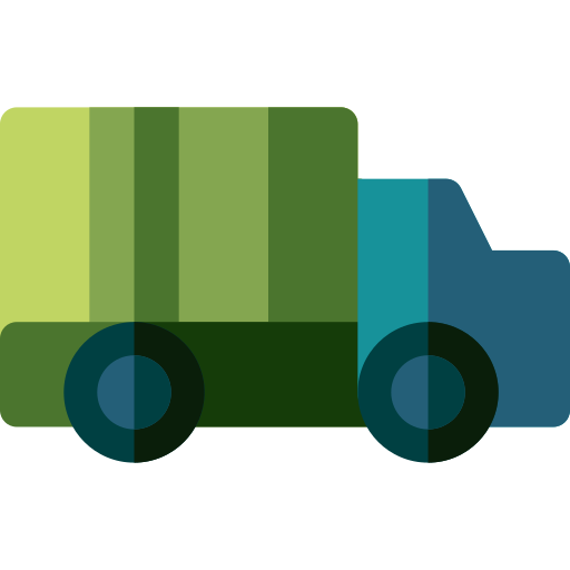 Военный грузовик Basic Rounded Flat иконка