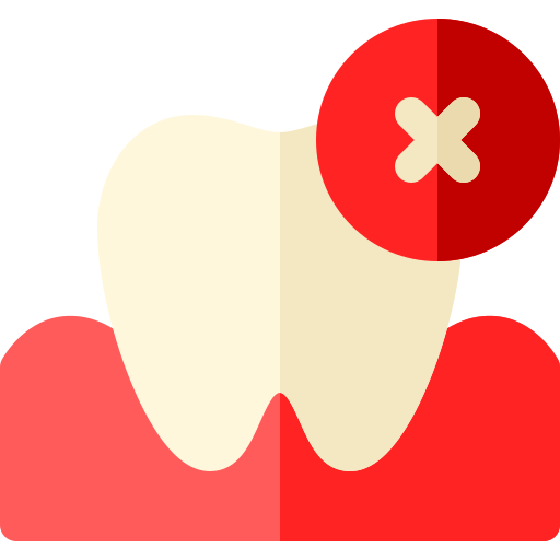 dente Basic Rounded Flat icona