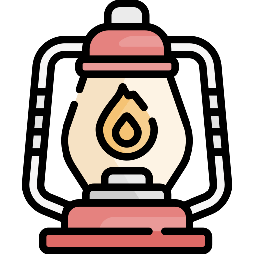 Oil lamp Special Lineal color icon