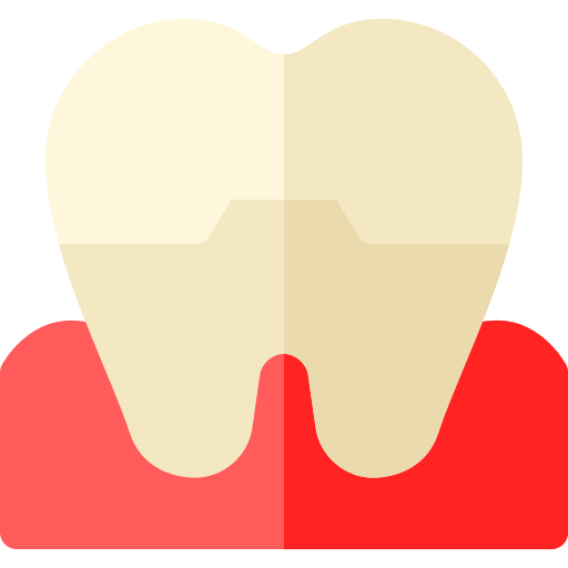 corona dentale Basic Rounded Flat icona