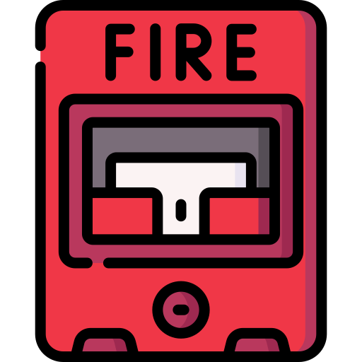 allarme antincendio Special Lineal color icona