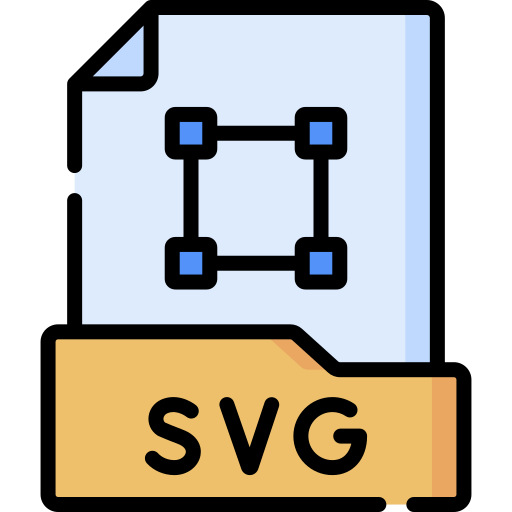 Svg file format Special Lineal color icon