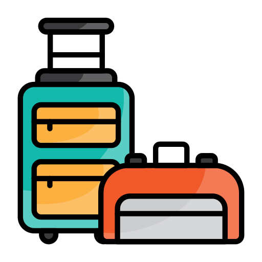 Luggage Generic Outline Color icon