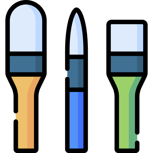 Paint brushes Special Lineal color icon