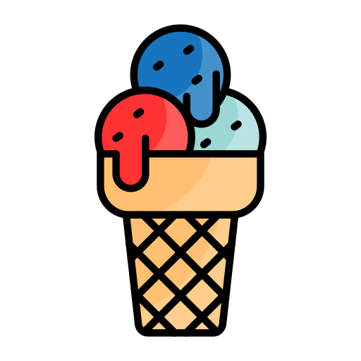 Scoops Generic Outline Color icon