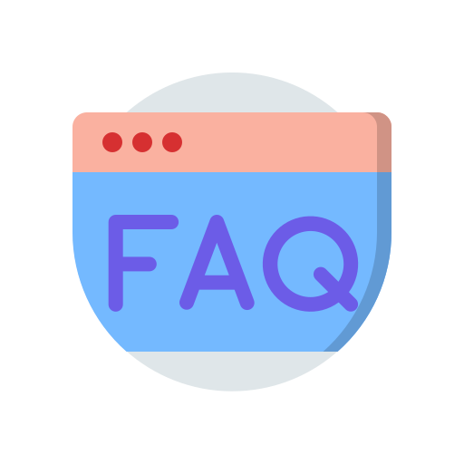 często zadawane pytania Generic Flat ikona