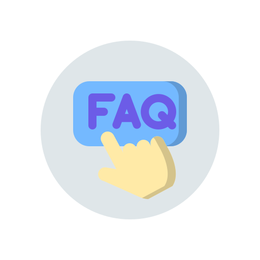 często zadawane pytania Generic Flat ikona