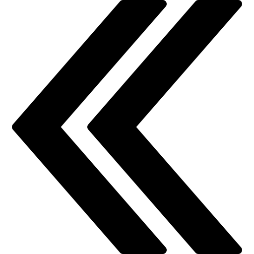 atrás Generic Glyph icono