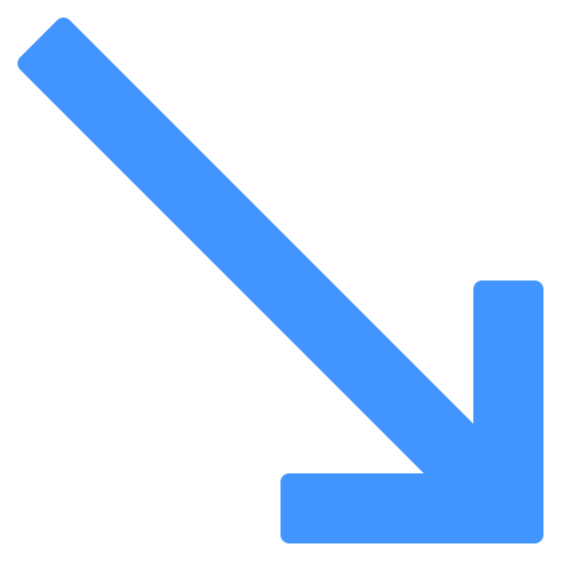 Down right Generic Flat icon
