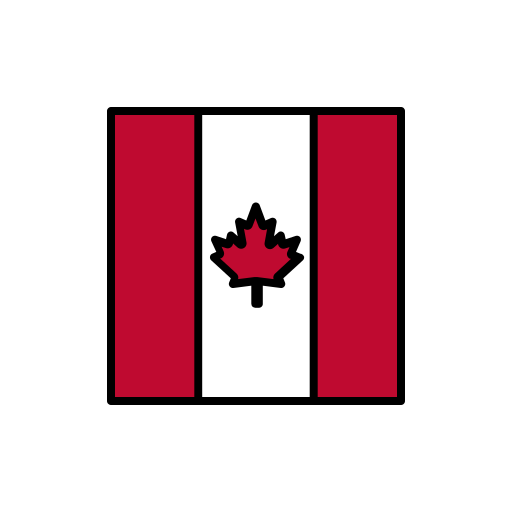 canada Generic Outline Color icona