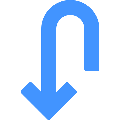 유턴 Generic Flat icon