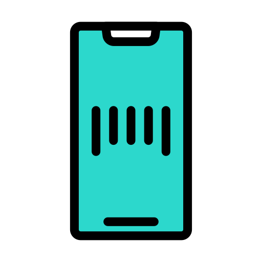 Mobile phone Vector Stall Lineal Color icon