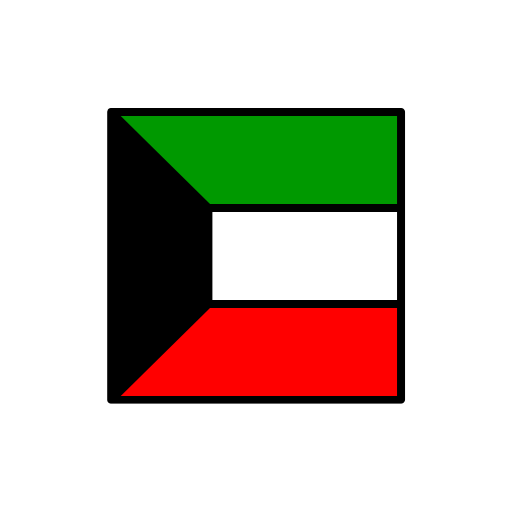 kuwait Generic Outline Color icon