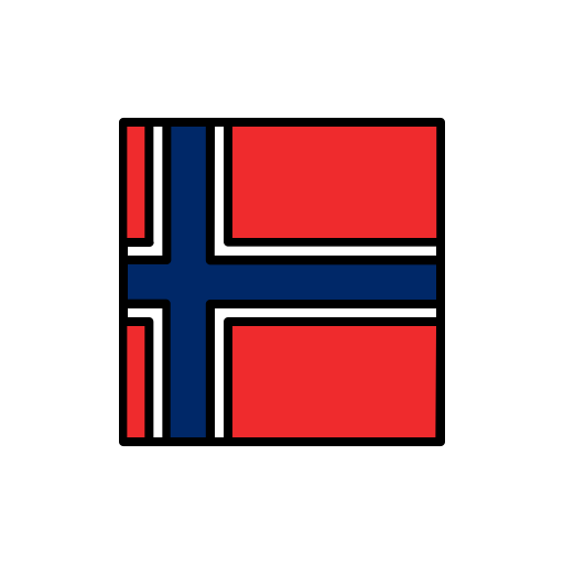 noruega Generic Outline Color icono