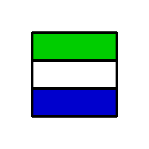 sierra leone Generic Outline Color ikona